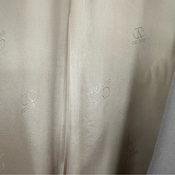 Men's Valentino Vintage 1985 Tan Blazer Size 42 Fully Lined, 2 Button, No Vent - Picture 6 of 11